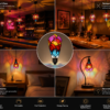spiral-led-filament-bulb-restaurant-hotel-interior-lighting ST19 Colorful LED Filament Bulb Decorative Vintage Lighting
