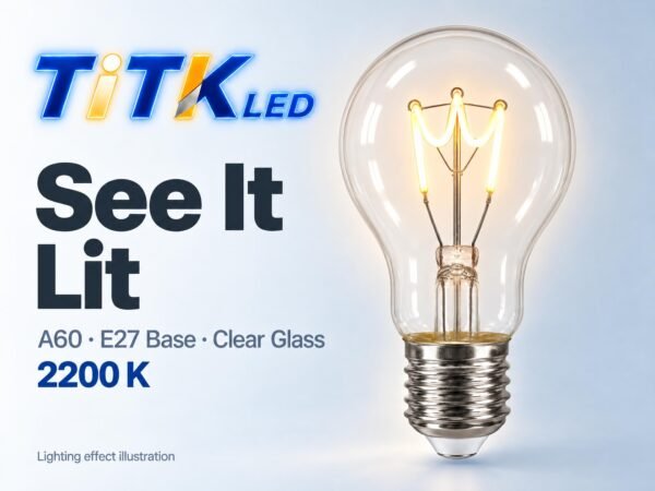 76cddd03-691a-4a05-8709-19ada7125133-1 A60 LED filament bulb illuminated with a warm 2200 K glow