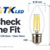 c35-e26-led-filament-bulb-4w-2700k-dimensions-3 C35 E26 LED filament bulb dimensions: 35 mm diameter and 90 mm height