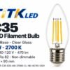 c35-e26-led-filament-bulb-4w-2700k-hero-2 C35 E26 LED filament bulb product overview