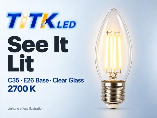 c35-e26-led-filament-bulb-4w-2700k-lit-4-1 C35 E26 LED filament bulb lighting illustration at 2700 K