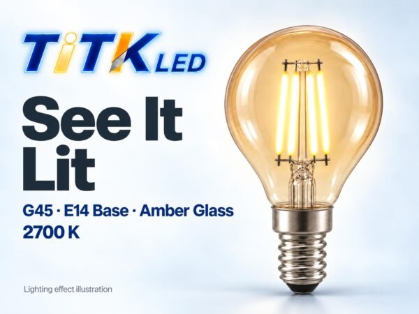 g45-e14-led-filament-bulb-4w-2700k-lit-4 G45 E14 LED filament bulb lighting illustration at 2700 K