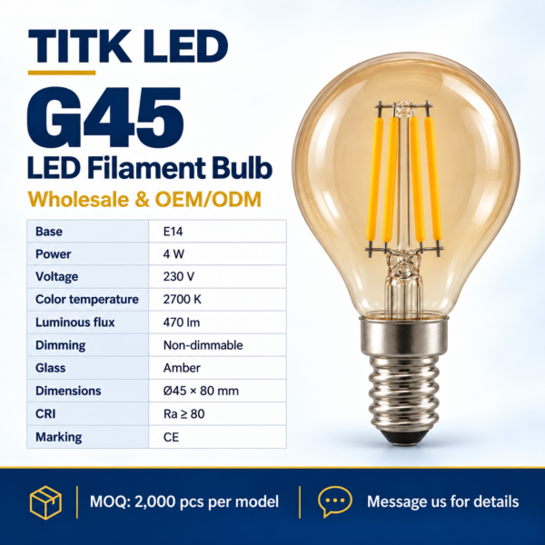 g45-e14-led-filament-bulb-4w-2700k-product-1 Amber G45 E14 LED filament bulb, product view