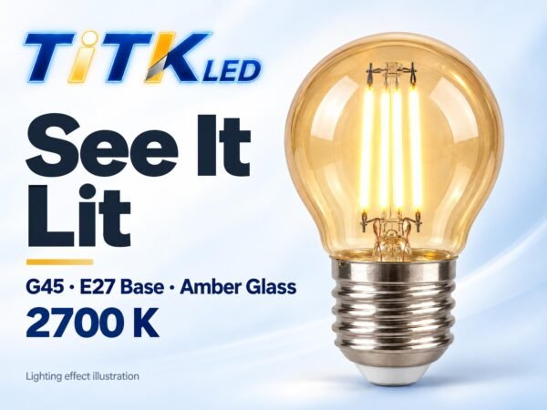 g45-e27-led-filament-bulb-4w-2700k-lit-4 G45 E27 LED filament bulb lighting illustration at 2700 K
