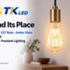 ST64 E27 LED Filament Bulb 16W 2700K Scene ST64 E27 LED filament bulb decorative lighting application illustration