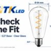 st64-e27-led-filament-bulb-4w-2700k-dimensions-3 ST64 E27 LED filament bulb dimensions: 64 mm diameter and 140 mm height