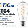st64-e27-led-filament-bulb-4w-2700k-hero-2 ST64 E27 LED filament bulb product overview
