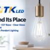 ST64 E27 LED Filament Bulb 8W 6500K Scene ST64 E27 LED filament bulb decorative lighting application illustration