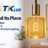 Square Type 95 E27 LED Filament Bulb 4W 2700K Scene Square Type 95 E27 LED filament bulb decorative lighting application illustration