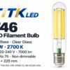 T46 E40 LED Filament Bulb 41W 2700K T46 E40 LED filament bulb product overview